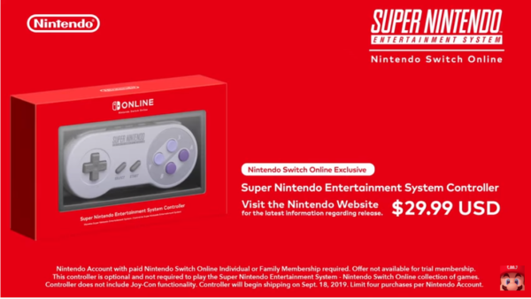 Nintendo Direct 2019 - The 5 Things You Need To Know 4 Super Nintendo Switch Online Controller