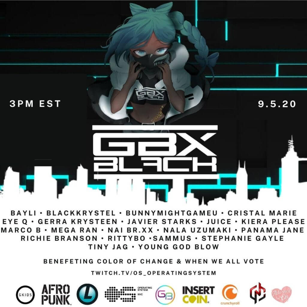 GBX Black Artist Lineup